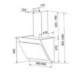 TEKA Cooker Hood DVS 90 AD