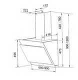 TEKA Cooker Hood DVS 90 AD