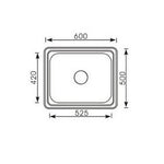 MONIC Insert Kitchen Sink i-600
