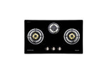 MAYER 86cm 3 Burner Glass Gas Hob MMGH883HI
