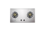 MAYER 86cm 2 Burner Stainless Steel Gas Hob MMSS882HI