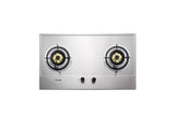 MAYER 86cm 2 Burner Stainless Steel Gas Hob MMSS882HI