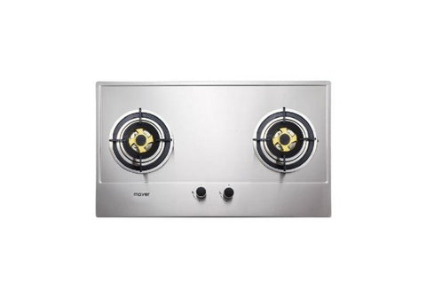 MAYER 86cm 2 Burner Stainless Steel Gas Hob MMSS882HI