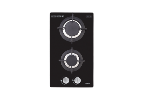 MAYER 30cm 2 Burner Domino Gas Hob MMGH320H
