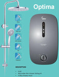 CHAMPS Instant Water Heater with Rain Shower Optima