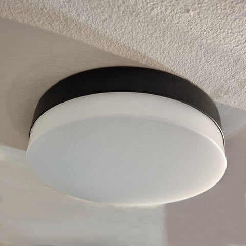 CEILING LIGHT Black Circle Frameless